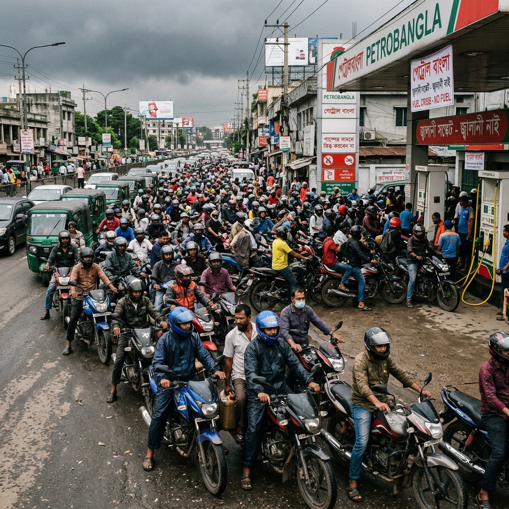 তেলের সংকট আমরা বাড়াচ্ছি এভাবে সব জায়গায় ভিড় করে